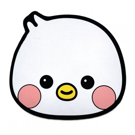 화이트 원형 펭귄 캐릭터 손목 쿠션 마우스패드 화이트 원형 펭귄 캐릭터 손목 쿠션 마우스패드