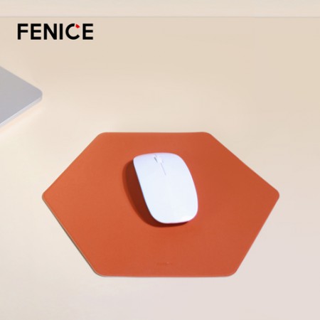 육각형 가죽 마우스패드 개인 맞춤 인쇄 가능 육각형 가죽 마우스패드 개인 맞춤 인쇄 가능