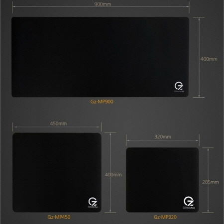 게이밍 블랙 대형 마우스패드