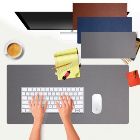 브라운 네이비 그린 회색 레더 마우스패드 인쇄