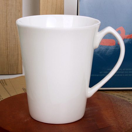 프렌치카페 350ml 도자기 손잡이 사무용 머그컵