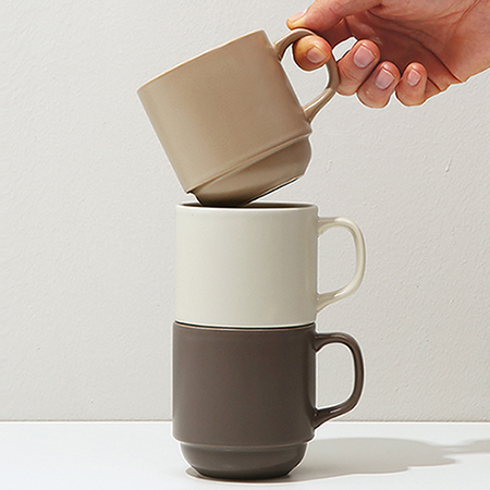 허니브라운 시리즈 도자기 머그컵 손잡이 사무용 커피컵 허니브라운 시리즈 도자기 머그컵 손잡이 사무용 커피컵