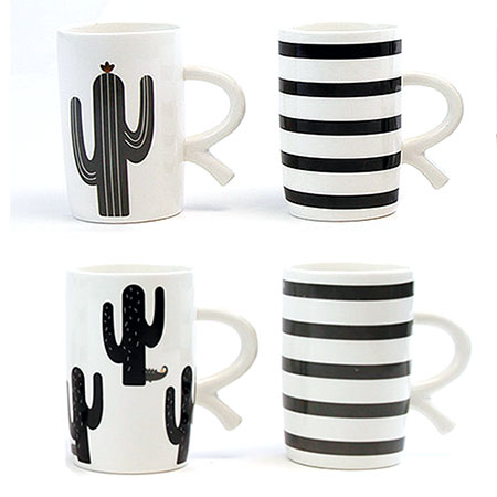 클래식 원목 그레인 스트라이프 디자인 휴대용 컵슬리브