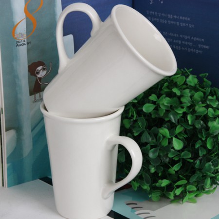 클래식 350ml 도자기 손잡이형 사무용 머그컵