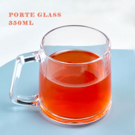 포르테 글라스 350ml 내열유리 투명 머그컵 포르테 글라스 350ml 내열유리 투명 머그컵
