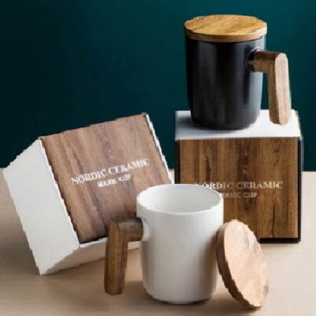 에코키친 단체선물추천용 노르딕 원목 머그컵제작 1P CB079 에코키친 단체선물추천용 노르딕 원목 머그컵제작 1P CB079