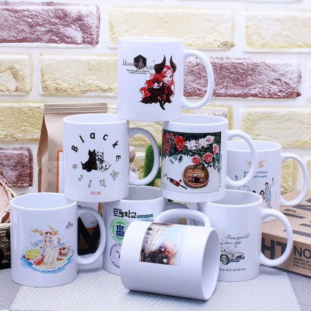 차밍래빗 화이트 세라믹 사무용 기념품 머그컵 차밍래빗 화이트 세라믹 사무용 기념품 머그컵