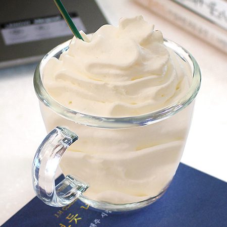 키친필 라떼글라스 머그컵 홍보물품제작