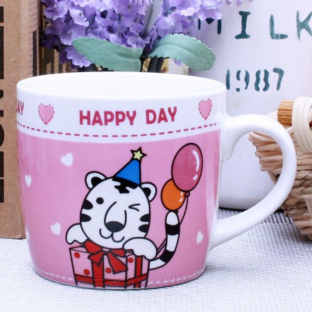 리빙하이트 동물 캐릭터 핸디 매그컵 세라믹