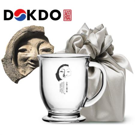 한국전통 업글루니 수필체 얼굴 클래식 440ml 머그컵