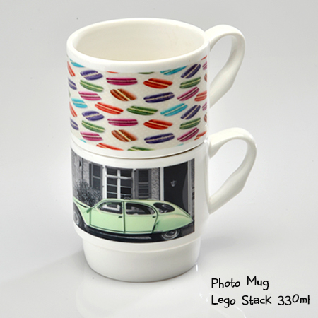 포토머그 레고스택 330ml 도자기 이중벽 개인맞춤 머그컵 포토머그 레고스택 330ml 도자기 이중벽 개인맞춤 머그컵
