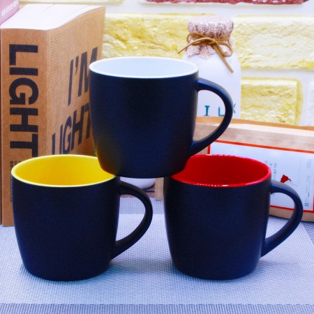 테라 블랙두톤 이중진공 컬러라이프 보온 머그컵