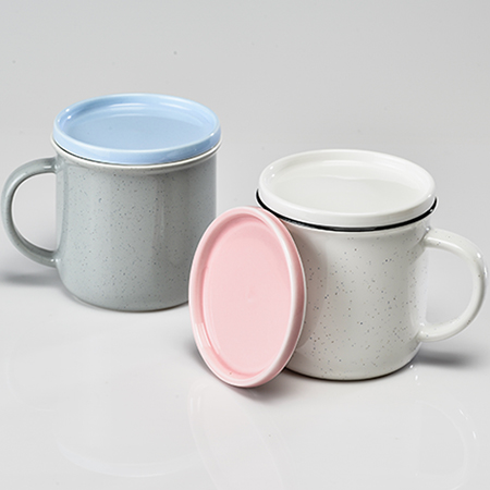 코블 세라믹 무광 머그컵 410ml 3색 파스텔 세트