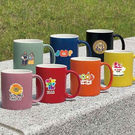 머그컵 홍보물 제작 – CAFE STELLA 컬러 무광 머그컵 350ml 머그컵 홍보물 제작 – CAFE STELLA 컬러 무광 머그컵 350ml