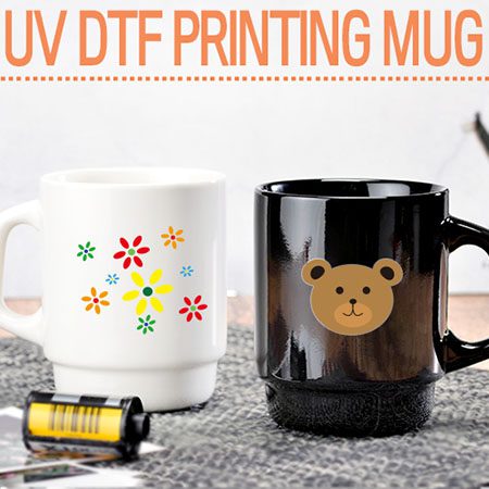 드망즈 UV DTF필름 인쇄 머그컵 레트로세라믹 기념품제작
