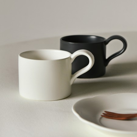 브리엔 도자기 머그컵 세트 카페 스타일 커피잔 브리엔 도자기 머그컵 세트 카페 스타일 커피잔