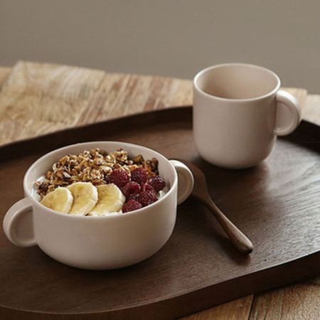 에코라이프 원목손잡이 도자기 볼 세트 판촉물 기념품 에코라이프 원목손잡이 도자기 볼 세트 판촉물 기념품