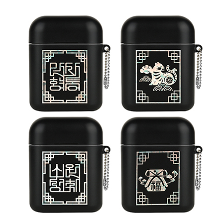 블랙 스퀘어 케이스 스테인리스 휴대용 손톱깎이