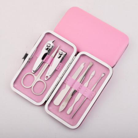 컬러 휴대용 스테인리스 손톱깎이 네일케어 세트