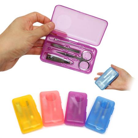 휴대용 4종 세트 케이스형 스테인리스 손톱깎이