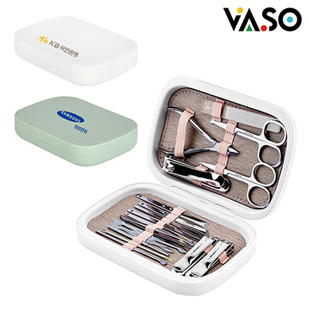 그린 화이트 18종 스테인리스 휴대용 네일케어세트