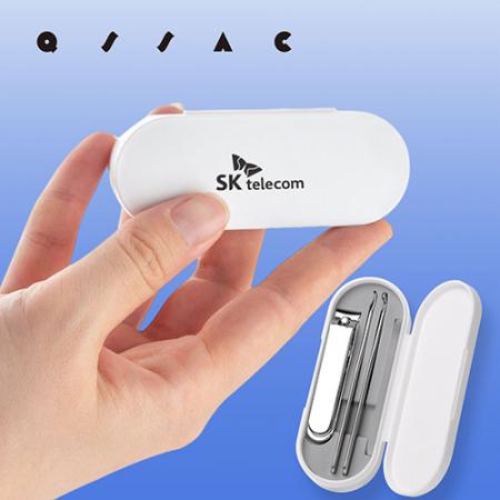 스테인리스 실버 슬림형 휴대용 손톱깎이