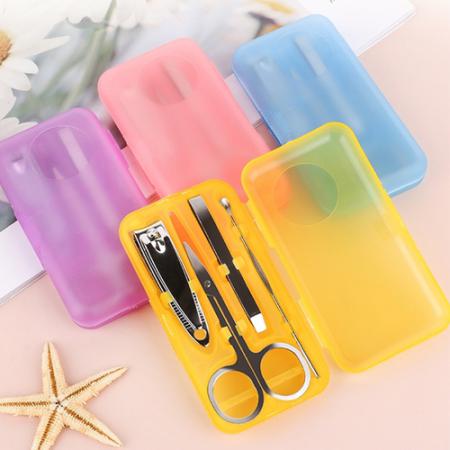 스테인리스 실버 메탈 휴대용 미니 손톱깎이세트