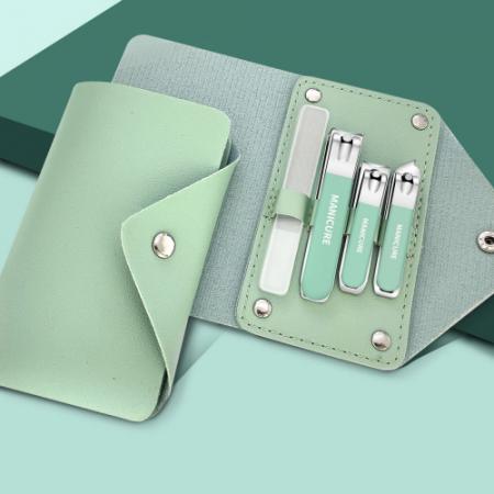 민트 4종 스테인리스 휴대용 손톱깎이세트