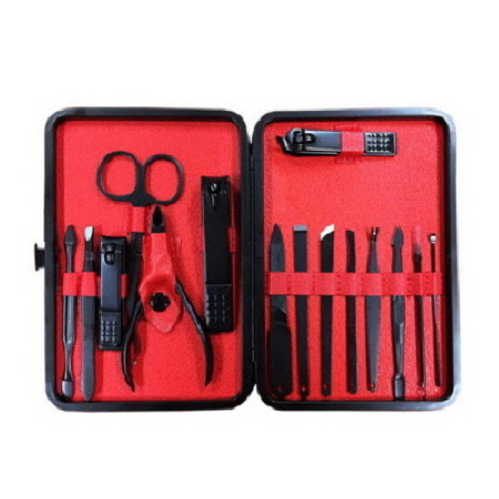 스테인리스 휴대용 손톱깎이 세트 네일케어 케이스