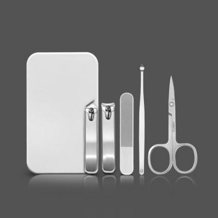 스테인리스 실버 휴대용 5종 세트 손톱깎이