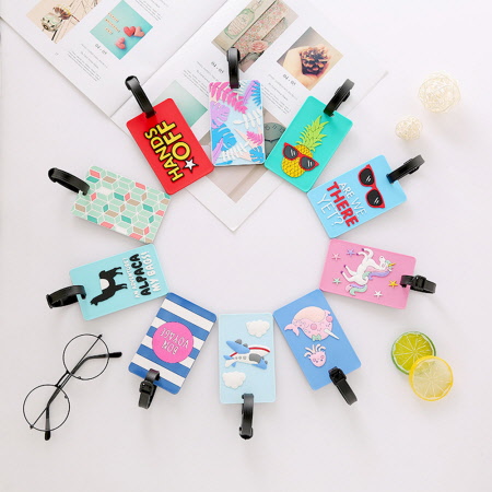 컬러풀 디자인 네임택 인쇄 판촉물 기념품 제작