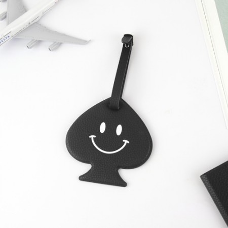 옐로우 스마일 얼굴 모양 네임택 행거 5개입 세트 옐로우 스마일 얼굴 모양 네임택 행거 5개입 세트