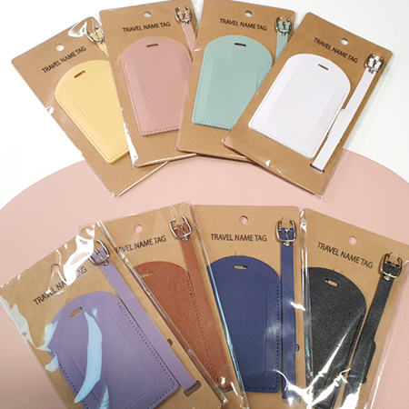 시크릿 케리어 네임택 8종 컬러 실용 휴대용 수화물용