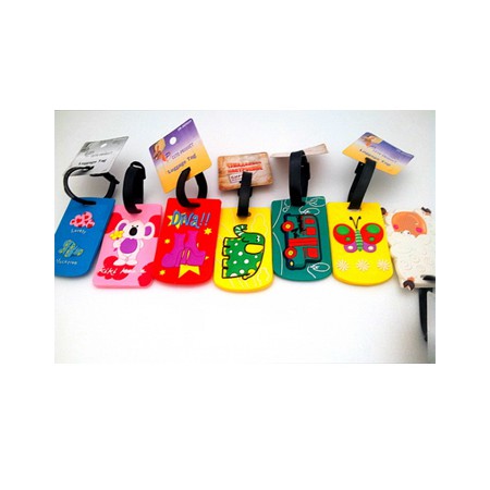 블루 옐로우 캐릭터 러기지 네임태그 세트 블루 옐로우 캐릭터 러기지 네임태그 세트