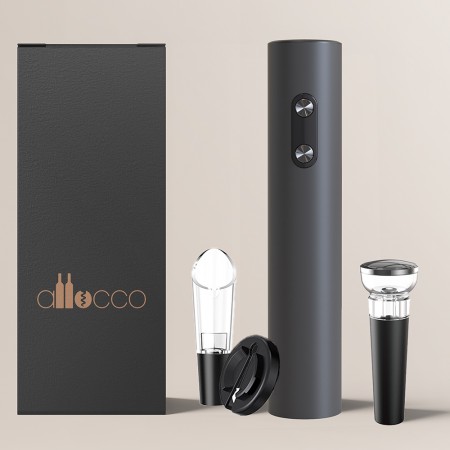 스마트 휴대용 와인 전동 오프너 선물세트