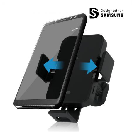 블랙 무선충전 접이식 스탠드 휴대용 폰거치대 블랙 무선충전 접이식 스탠드 휴대용 폰거치대