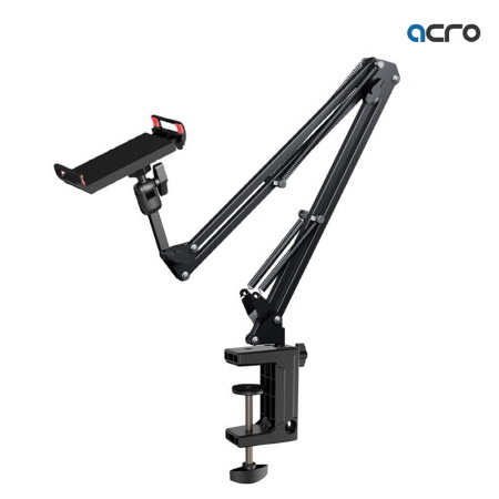 블랙 다관절 휴대용 스마트폰 거치대