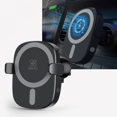 블루 각도조절 자동차 무선충전 핸드폰거치대