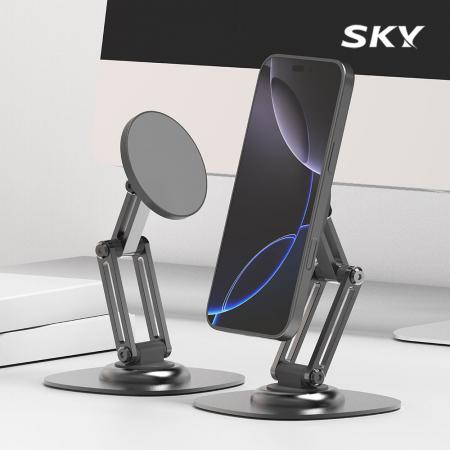 블랙 360도 회전 가능 스마트폰 거치대