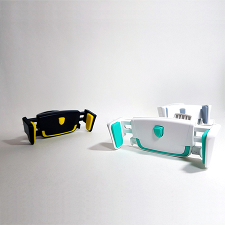 화이트 그린 ABS소재 접이식 휴대용 폰 거치대 화이트 그린 ABS소재 접이식 휴대용 폰 거치대