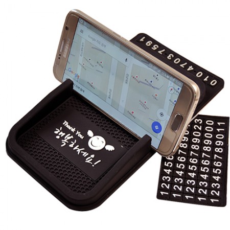 블랙 미니 스마트폰 거치대 무선키보드 세트