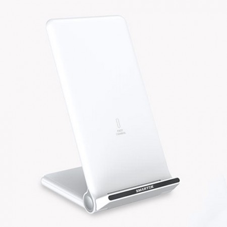 화이트 무선충전 스마트폰 스탠드 휴대용 접이식 거치대 화이트 무선충전 스마트폰 스탠드 휴대용 접이식 거치대