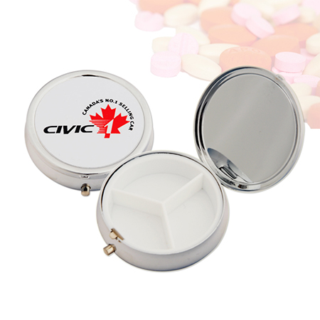 실버 3단 분리형 휴대용 약통케이스 실버 3단 분리형 휴대용 약통케이스