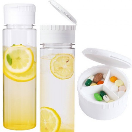 화이트 휴대용 분리형 약통케이스 캡슐형 약품보관함 화이트 휴대용 분리형 약통케이스 캡슐형 약품보관함