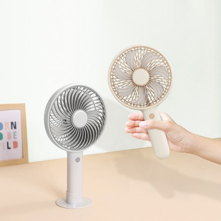 화이트 충전식 무선 휴대용 탁상 스탠드 선풍기 화이트 충전식 무선 휴대용 탁상 스탠드 선풍기
