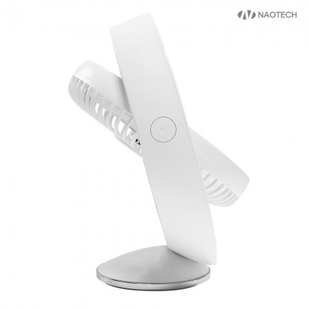 화이트 USB 휴대용 미니 탁상 무선 선풍기