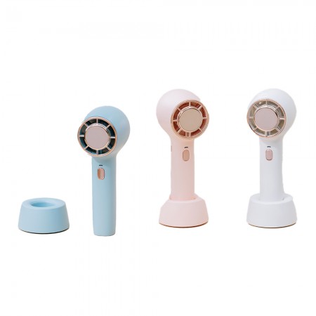 화이트 휴대용 저소음 접이식 핸디형 미니선풍기