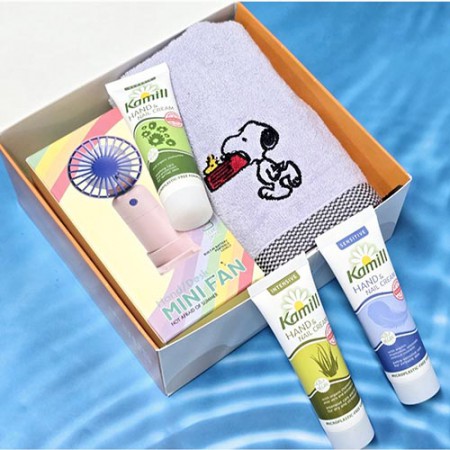 화이트 휴대용 3단 접이식 핸디 미니 선풍기