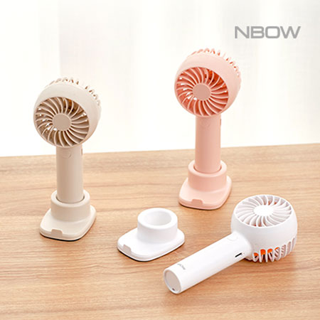핑크 휴대용 미니 충전식 핸디 선풍기