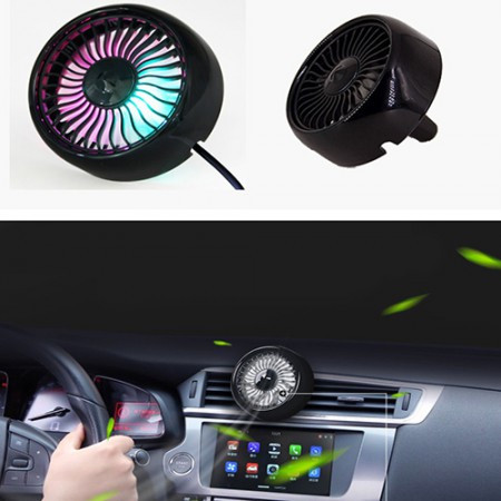 블랙 휴대용 USB 충전식 터보 무선 데스크 선풍기